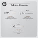 Milan Stainless Steel Cutlery Set [Dinner Spoon | Dinner Fork | Soup Spoon]