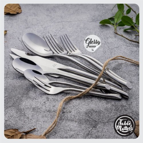 Shogi Stainless Steel Cutlery Set [Dinner Spoon | Dinner Fork | Dinner Knife | Dessert Spoon | Dessert Fork | Steak Knife | Tea Fork | Tea Spoon]